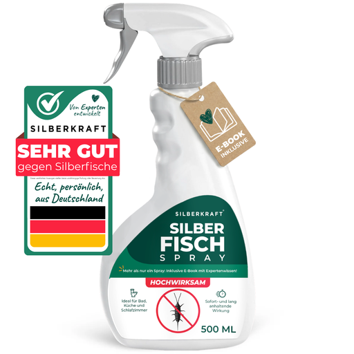 Silberkraft Silberfisch Spray 500ml inkl. E-Book