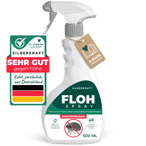 Silberkraft Flohspray 500ml inkl. E-Book