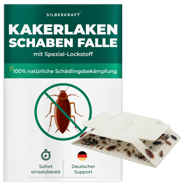 Kakerlaken/Schaben Falle mit Spezial-Lockstoff