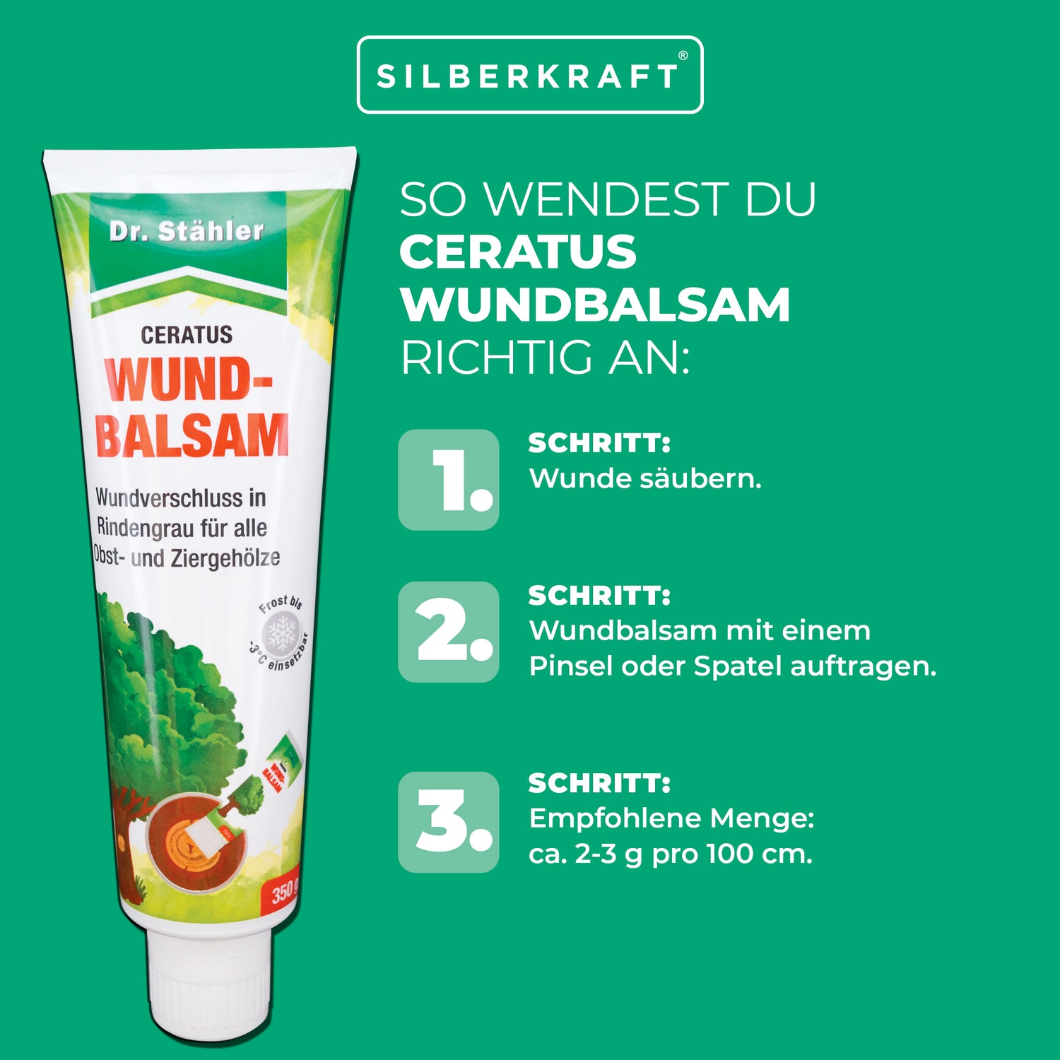 Ceratus Wundbalsam – Mittel zur Wundversorgung für Bäume - Silberkraft