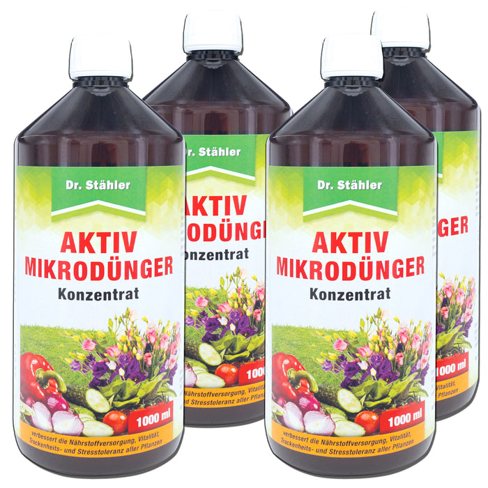 Aktiv Mikrodünger Konzentrat -  Organischer NK-Dünger, flüssig - Silberkraft