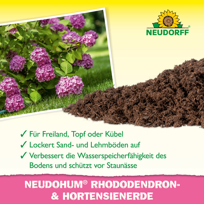 Neudorff NeudoHum Rhododendron- & HortensienErde - Silberkraft
