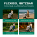 Moskitonetz Kinderwagen & Buggy - universeller Insektenschutz für Babys unterwegs - Feinmaschiges Netz, leicht & reisetauglich - Silberkraft