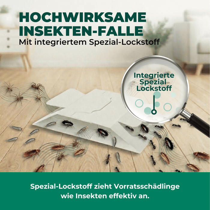 Ungeziefer/ Insektenfalle mit Spezial-Lockstoff - Silberkraft