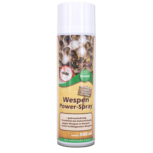 Silence Wespen-Power Spray: Gebrauchsfertiges Insekten-Spray mit sofortiger Wirkung - Silberkraft