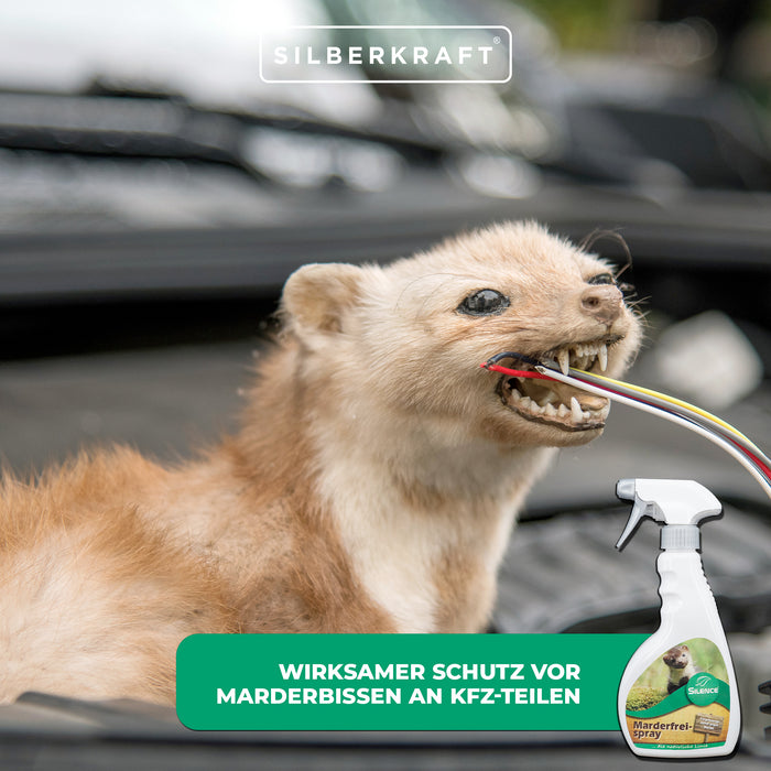 Silence Marder-Frei Spray: Wirksamer Schutz vor Marderbisse - Silberkraft
