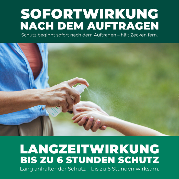 Zeckenspray Zeckenschutz - Anti Zecken Spray - Silberkraft