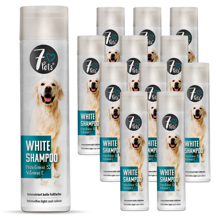 White Shampoo - Hundeshampoo für helles Fell - Silberkraft