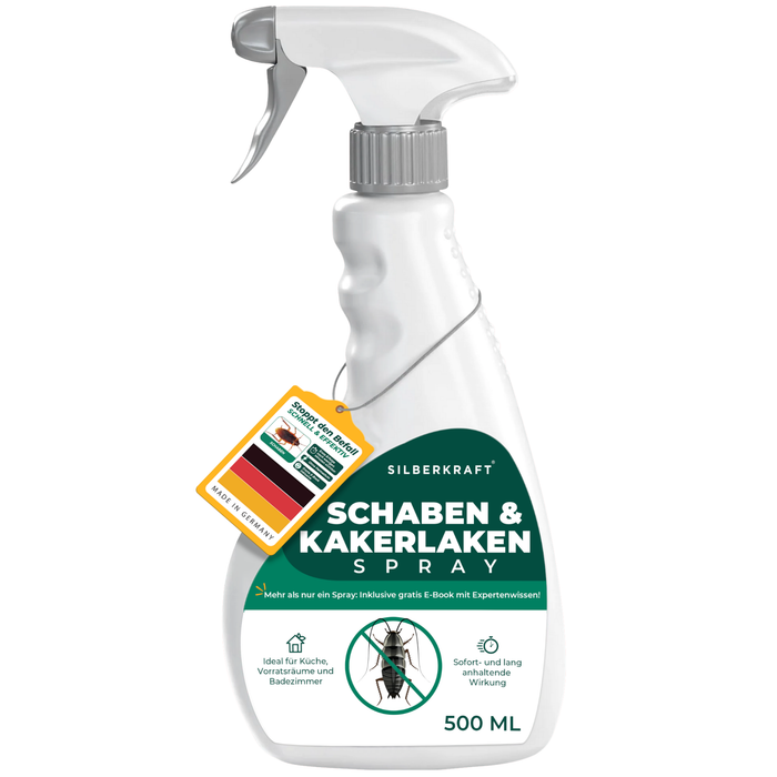 Schaben- & Kakerlakenspray 500 ml - Silberkraft