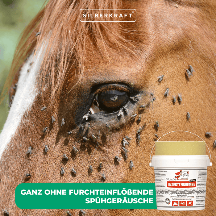 Insekten-Abwehrlotion für Pferde - Silberkraft