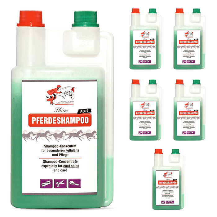 Pferdeshampoo Plus: für gesundes und glänzendes Pferdefell - Silberkraft