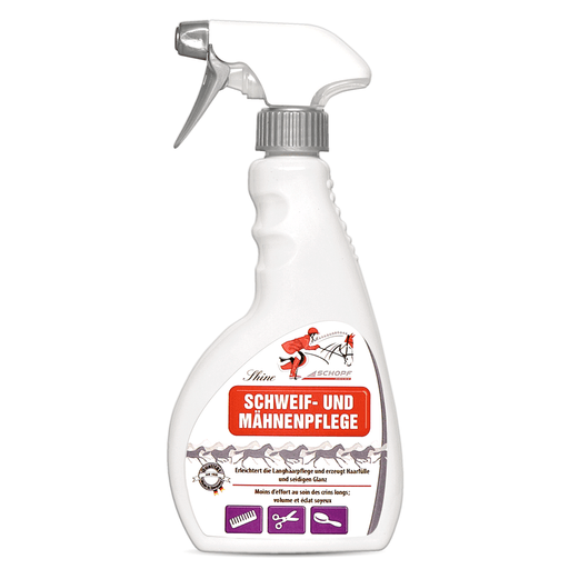 Schweif- und Mähnenpflegespray für strahlend schönes Pferdehaar - Silberkraft