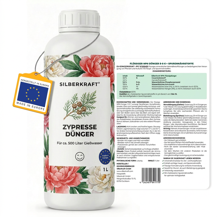 Zypresse-Dünger - back
