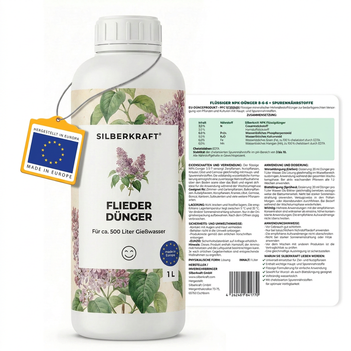 Flieder-Dünger - back
