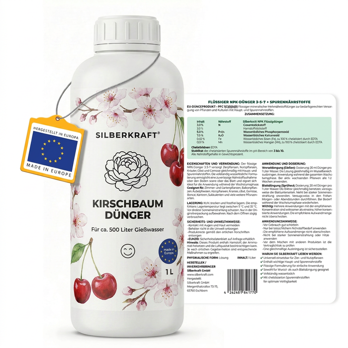 Kirschbaum-Dünger - back