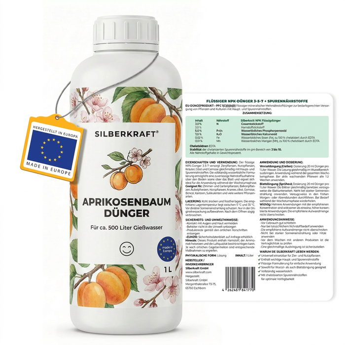 Aprikosenbaum-Dünger - back