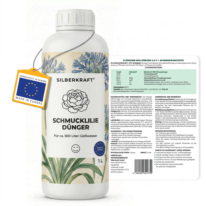 Schmucklilie-Dünger - back