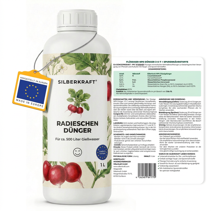 Radieschen-Dünger - back