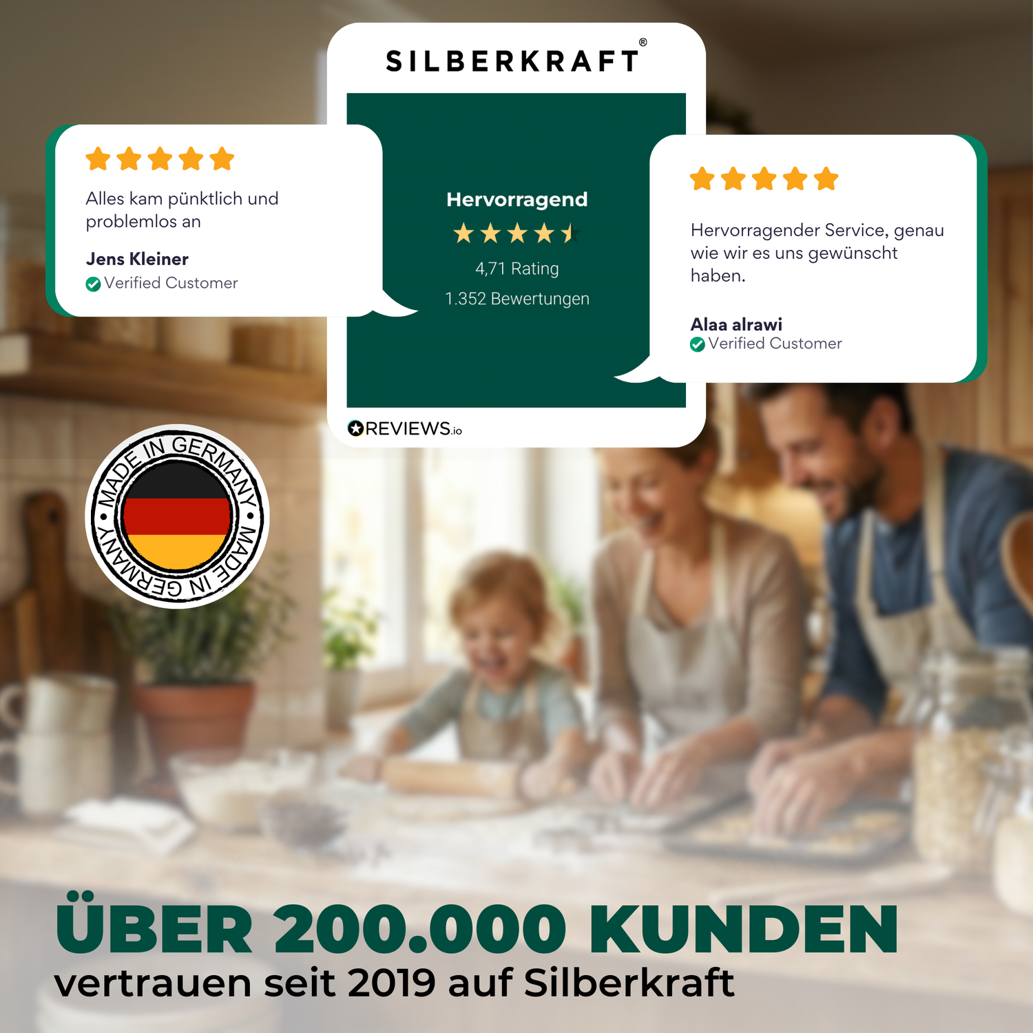 Silberkraft Experten für Schädlingsbekämpfung mit hoher Kundenzufriedenheit und Bewertungen – deutsche Marke seit 2019