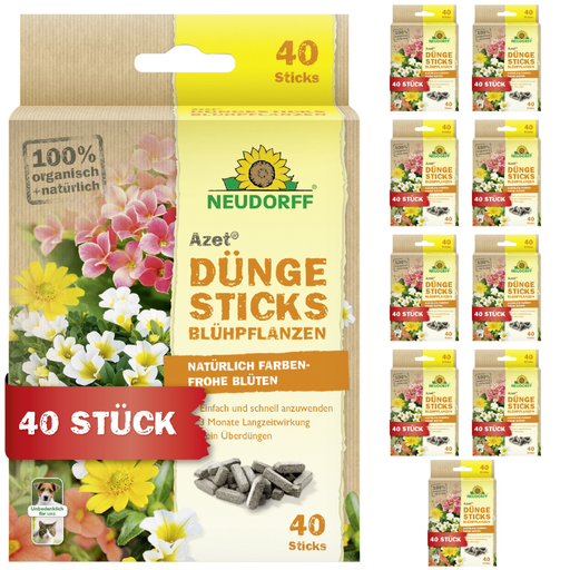 Neudorff Azet DüngeSticks für Blühpflanzen - Silberkraft