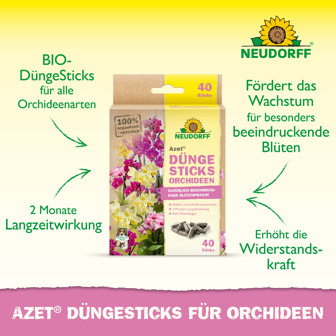 Neudorff Azet DüngeSticks für Orchideen - Silberkraft