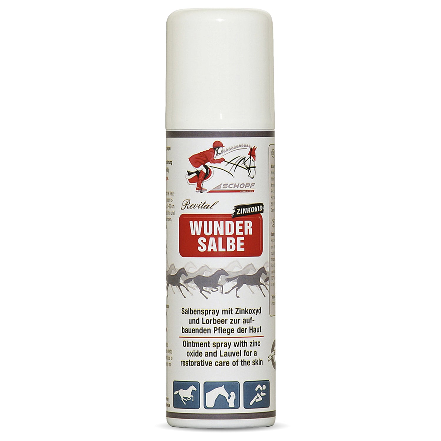 Salbenspray zum Schutz und zur Pflege von Pferdehaut - Silberkraft