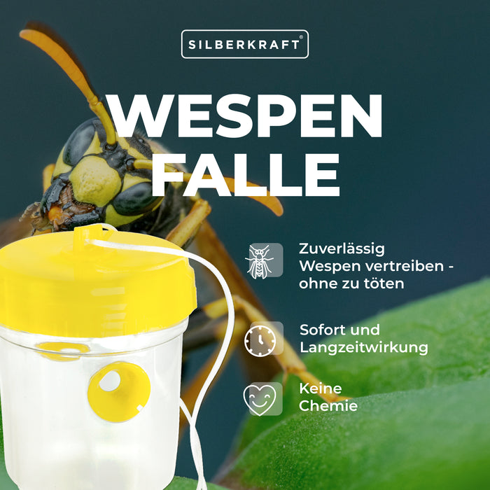 Wespenfalle Set - Silberkraft